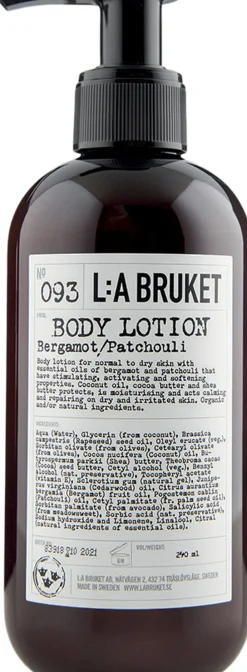 093 Bodylotion Bergamott/Patchouli 240 ml CosN>L:a Bruket Sale