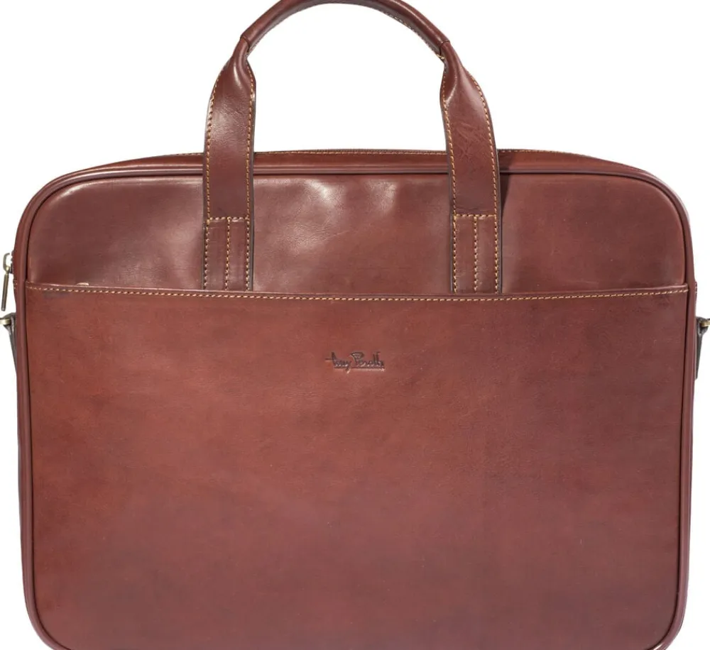 Tony Perotti 1 Compartment Laptop Bag Brun Best