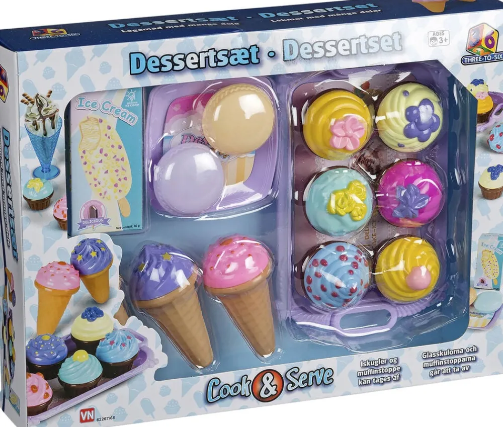 3-2-6 DESSERTSÆT i W/B>37658 New