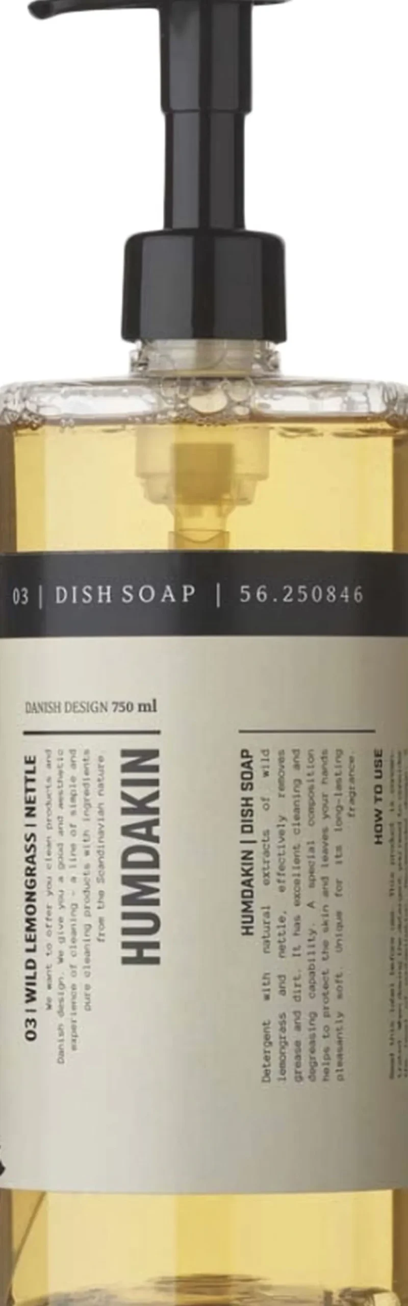 03 dish soap - Wild lemongrass & Nettle>Humdakin New