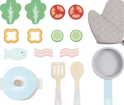 Børn 37658 3-2-6 GRYDESÆT I TRÆ