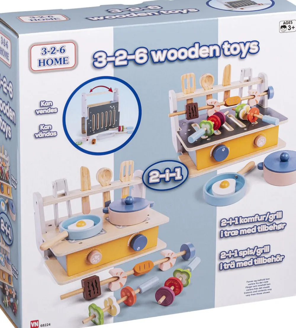 37658 3-2-6 Komfur og Grill 2i1 Discount