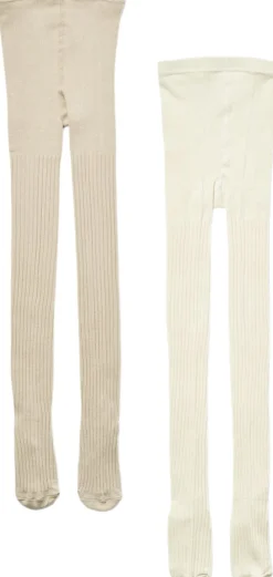 2 par Indy rib strømpebukser>Wheat Sale