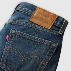 Levi's 555 RELAXED STRAIGHT CHECK THE M&oslash;rkeblå New