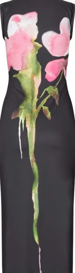 Dame Stine Goya 2244 Stocking Jersey, Elastic Tank Crewneck Dress