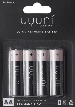 Uyuni AA Battery, 1,5V, 2300mAh - 4 pack