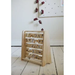 Børn Konges Sløjd ABC WOODEN BLOCK FRAME