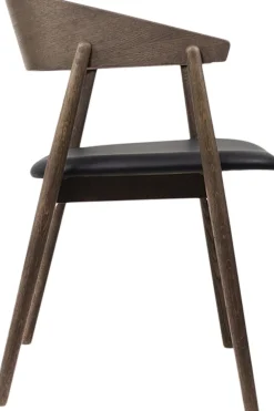 Andersen - Furniture AC2 armchair, Smoked oak, Leather Black