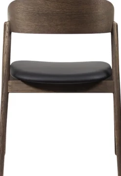 Andersen - Furniture AC2 armchair, Smoked oak, Leather Black
