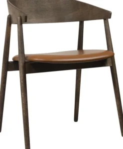 Andersen - Furniture AC2 armchair, Smoked oak, Leather Cognac