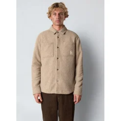 Fat Moose Ace boucle overshirt