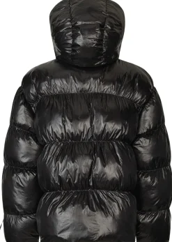 Oval Square Active Hood Jacket Black Outlet