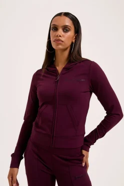 Juicy Couture ACTIVEWEAR ENNIS HOODIE Winestasting Hot
