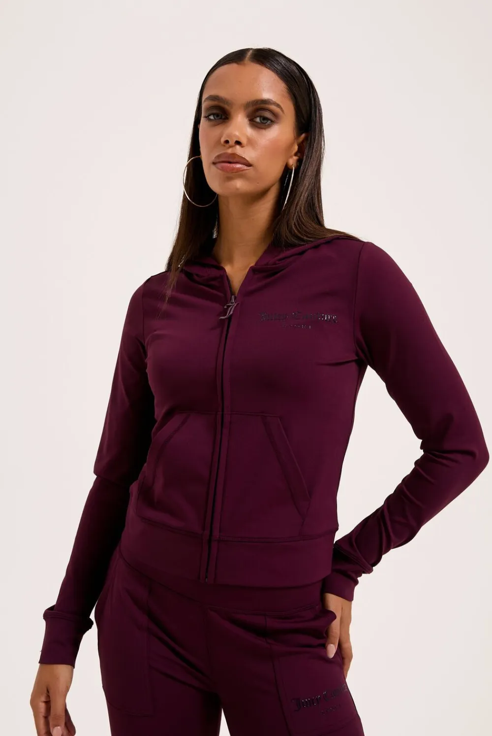 Juicy Couture ACTIVEWEAR ENNIS HOODIE Winestasting Hot