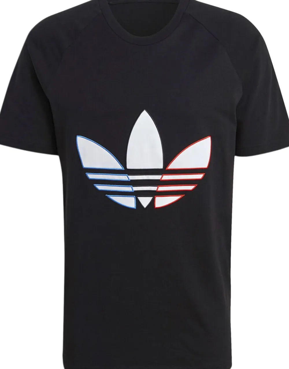 adidas Adicolor Tricolor T-shirt Sort Hot