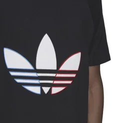 adidas Adicolor Tricolor T-shirt Sort Hot