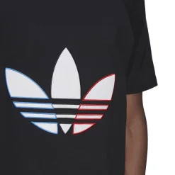 adidas Adicolor Tricolor T-shirt Sort Hot