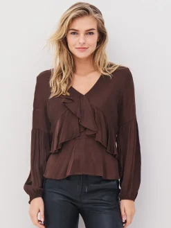 NÜ Denmark Adina Blouse Cappuccino New