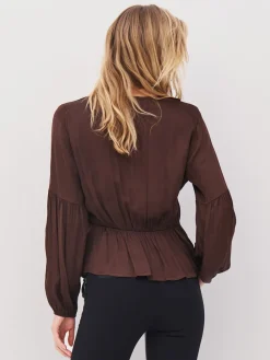 NÜ Denmark Adina Blouse Cappuccino New