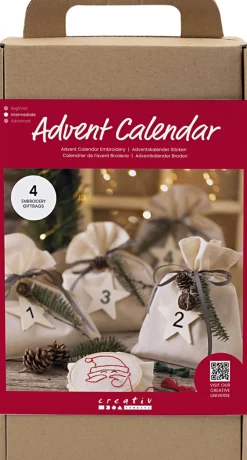 Børn Creativ Company Adventskalender Broderi