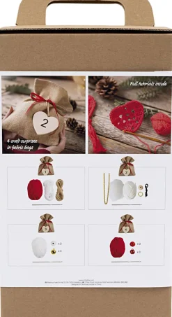 Børn Creativ Company Adventskalender Hækling