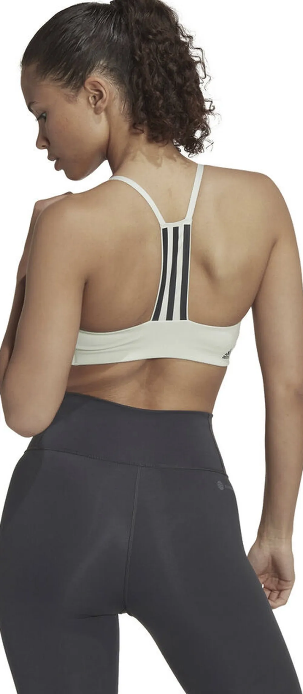 adidas Aeroimpact Training Light-Support sports bh Hvid