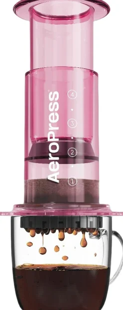 Clear Colors Pink Coffee Press>Aeropress New