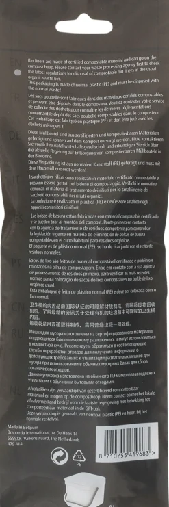 Brabantia Affaldspose S. 6 ltr. Bio