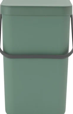 Affaldsspand m/låg sort. kon 25 ltr.><noscript><img width=