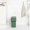 Brabantia Affaldsspand m/låg sort. kon. 16 lt