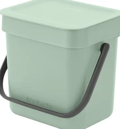 Affaldsspand m/låg sort. kon. 3 ltr>Brabantia Hot