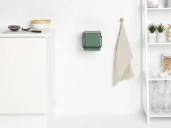 Brabantia Affaldsspand m/låg sort.kon. 6 ltr.