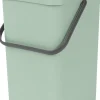 Brabantia Affaldsspand m/låg sort.kon. 12 ltr