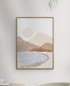 Poster & Frame Affordable Art Prints x Melloi Art Prints - Beach Sunset Art