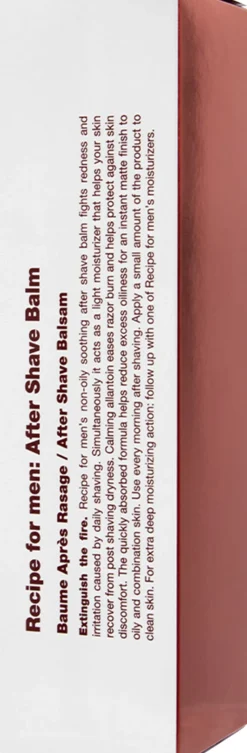 Recipe For Men After Shave Balm 100 ml. Discount