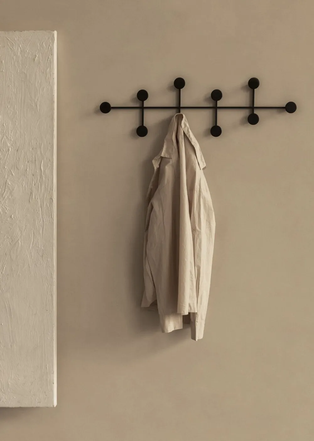Audo Copenhagen Afteroom Coat Hanger, Large, Black Clearance