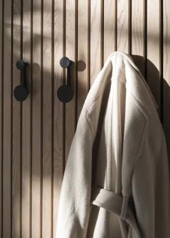 Audo Copenhagen Afteroom Coat Hanger, Small, Black