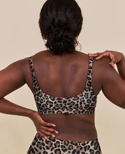 Dame Cartel Copenhagen Agung sporty bikini top - Leopard