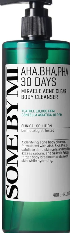 Some By Mi AHA BHA PHA 30 Days Miracle Acne Clear Body Cleanser New
