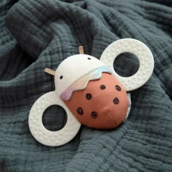 Sebra Aktivitetsrangle med spejl, mariehønen Luca Discount