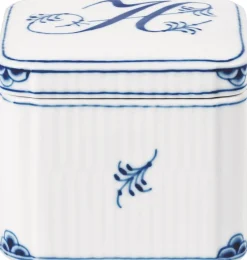 Royal Copenhagen Alfabet bonbonniere, H, 13 cl