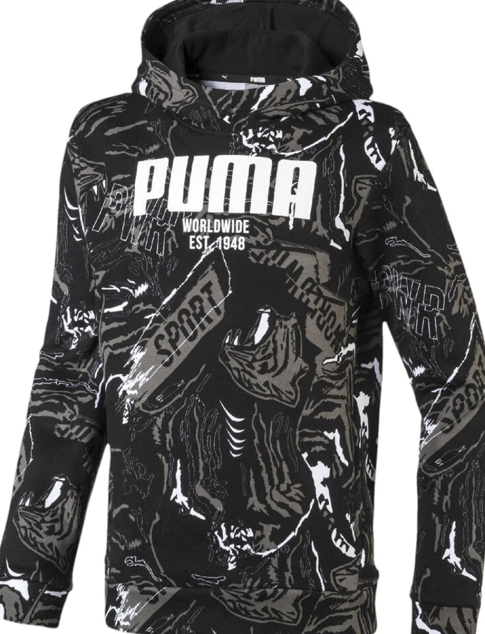 Alpha AOP Fleece Hoodie>Puma New