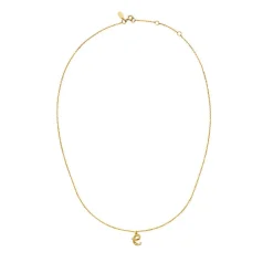 Maanesten Alphabet Necklace Gold New