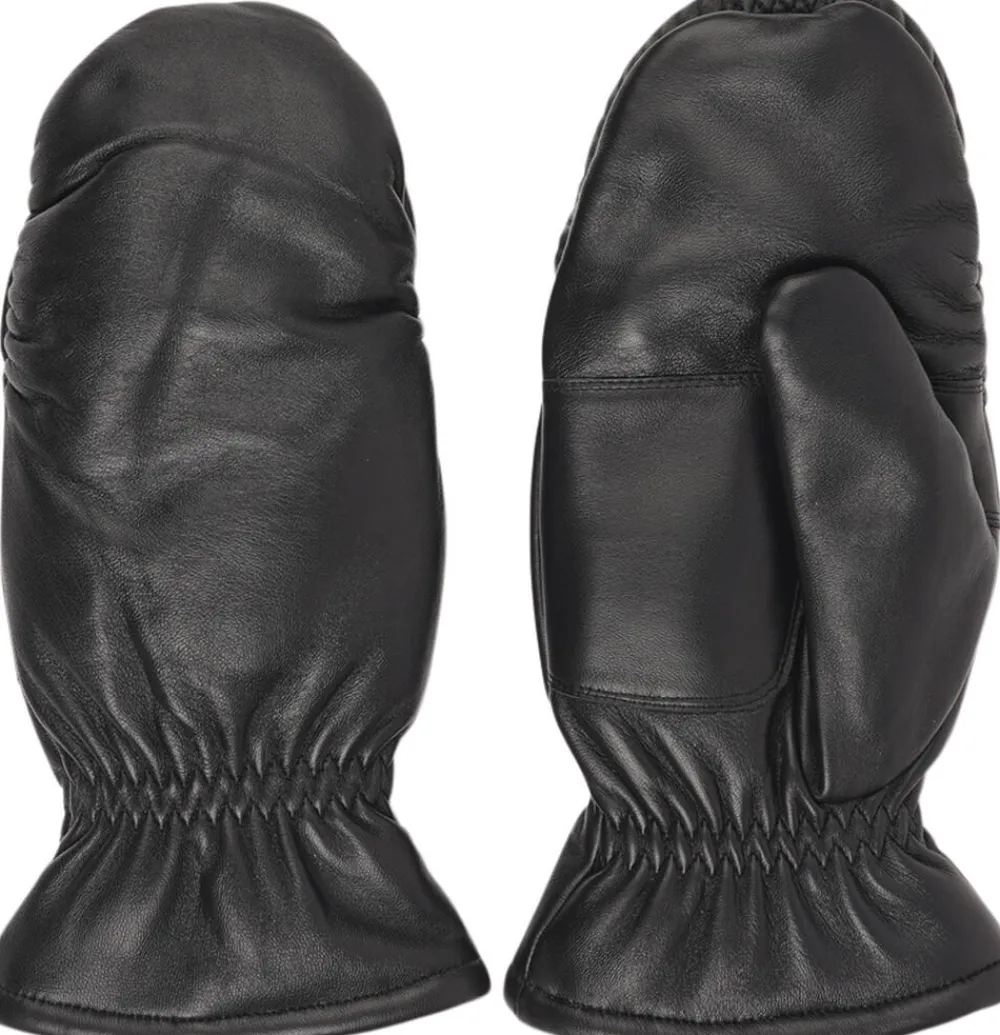 AMALFI - SOFT LEATHER MITTENS W/ TERRY FLEECE LINING>Lovelies New