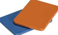 Hübsch Amare Bordskånere Small Blå/Orange sæt af 2