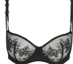 Marie Jo Annaelle balconette bh med lodret søm Sort