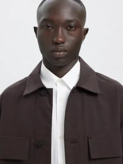 ANRHARKI PINSTRIPE OVERSHIRT><noscript><img width=