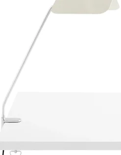 Hay Apex Desk Clip Lamp-Oyster white