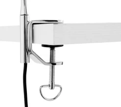Hay Apex Desk Clip Lamp-Oyster white