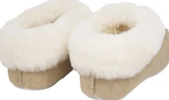 API - DOUBLE FACED SHEARLING HIGH SLIPPERS><noscript><img width=